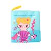 Three-Dimensional Baby Cloth Book Early Education Cognitive Toy 4 Pages 8 Sides English Palm Book Animal Baby Cloth Book