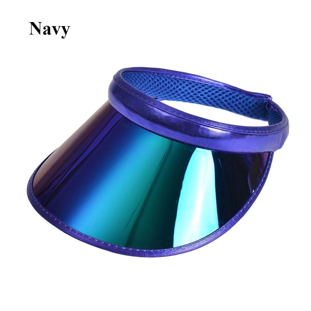 PVC Summer Baseball Hat Women Men Visor Caps New Bicycle Sun Hat Outdoor Sunshade
