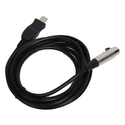 Кабель-переходник USB-XLR «мама», 3 метра с функцией записи для хоста игрового оборудования