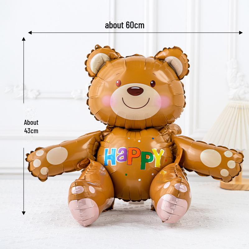 1st Birthday Balloon Cake Scene Decoration for Baby, Boys & Girls – Party Photo Props