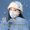 New Arrival: Australian Wool Teddy Bear Mask - Women's Windproof, Warm Face Protection for Autumn/Winter Cycling