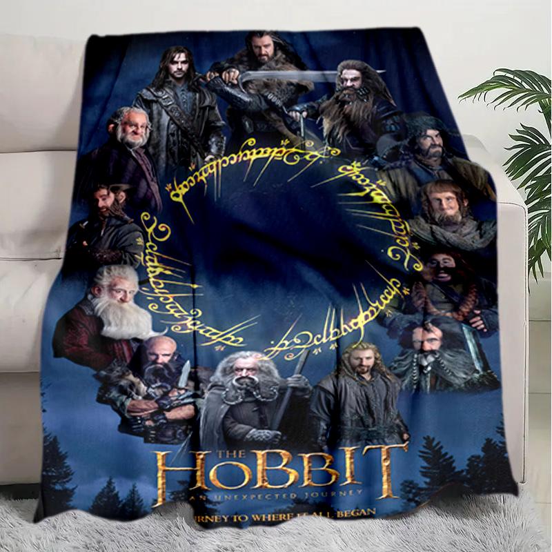 1PC The Lord of the Rings blanket, all-season lightweight home office outdoor nap multifunctional blanket, Christmas gifts