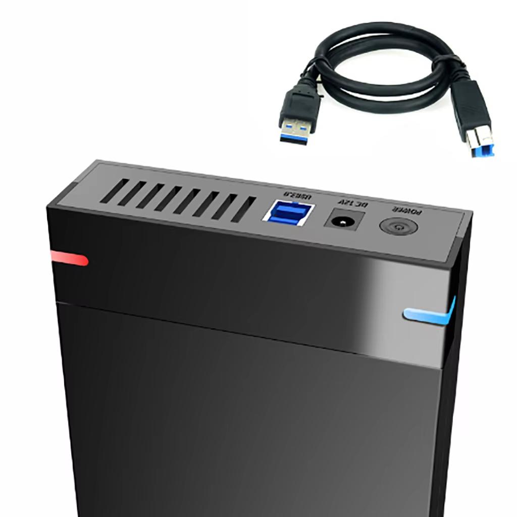 2,5/3,5-дюймовый корпус для жесткого диска USB3.0, корпус для жесткого диска SATA - USB 3.0, внешний жесткий диск, 10 ТБ, адаптер для ПК, ноутбука
