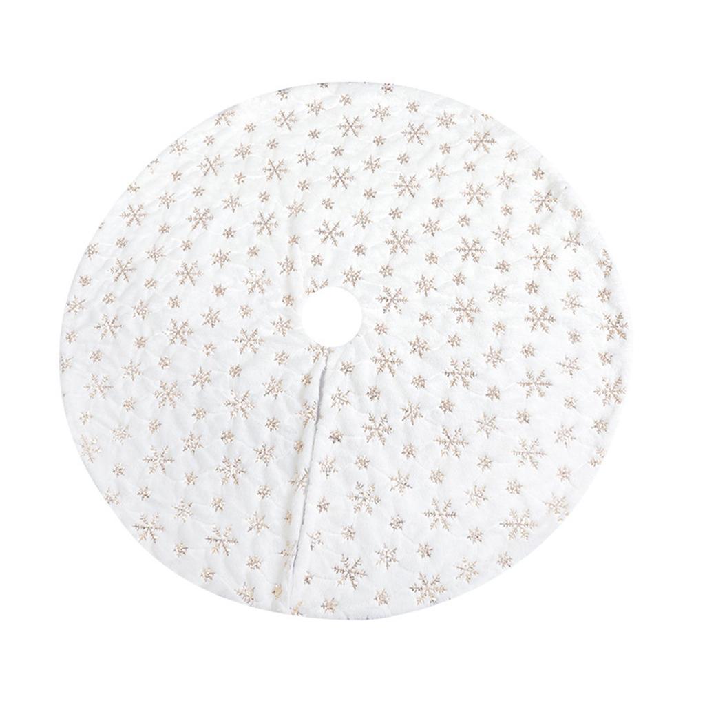 Искусственная юбка для рождественской елки Плюшевая с пайетками Вышитая Рождественский декор Праздничное украшение Дом В помещении Украшение для рождественской вечеринки