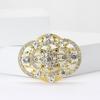 Exquisite And Fashionable Court Rhinestone Brooch, High-End Temperament Women'S Shawl Suit Corsage Jewelry Pin