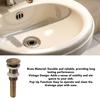 Quick Drainage Sink Drain Brass Material Sink Drain Stopper Vessel Sink Drain  Standard Sink