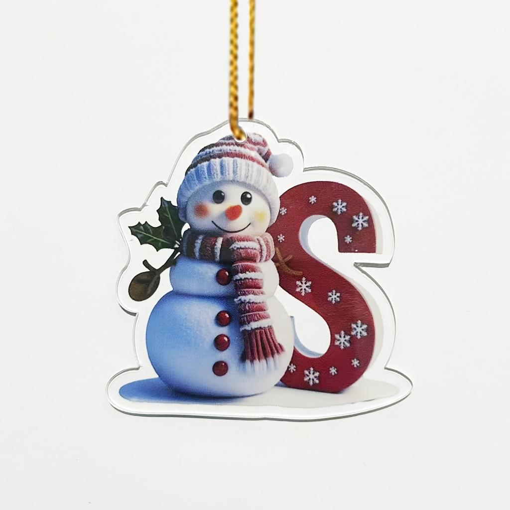 Christmas Decoration Pendant Christmas Tree Tag Theme Party Crafts Ornament