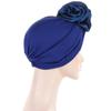 Fashion Women Satin Flower Turban Hat