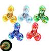 Кристальный Светящийся Fidget Spinner LED Подсвечиваемый Сенсорные Игрушки-Спиннеры для Детей Взрослых СДВГ Снятие Стресса Тревоги Игрушки Товары для Вечеринки