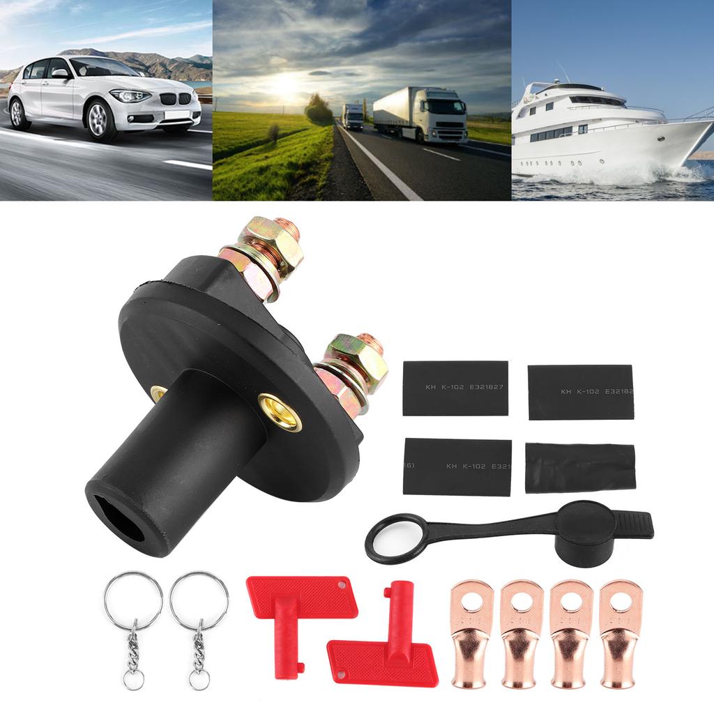 Battery Kill Switch Disconnect Isolator Anti Leakage Protection for Car Truck SUV Caravan