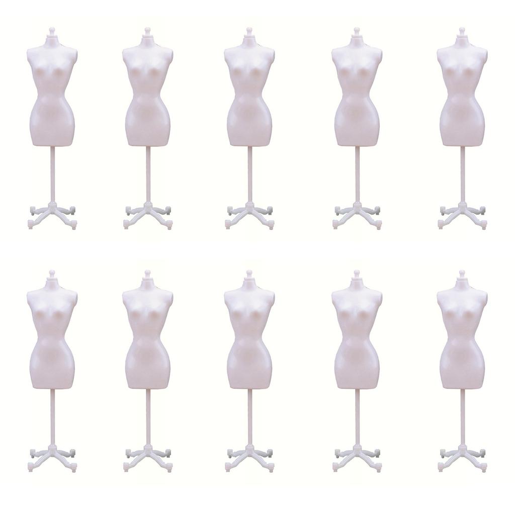 Female for Doll Mannequin Body with Stand Decor Body Dress Form Full Body Display Dress Seamstress Model Jewelry Display