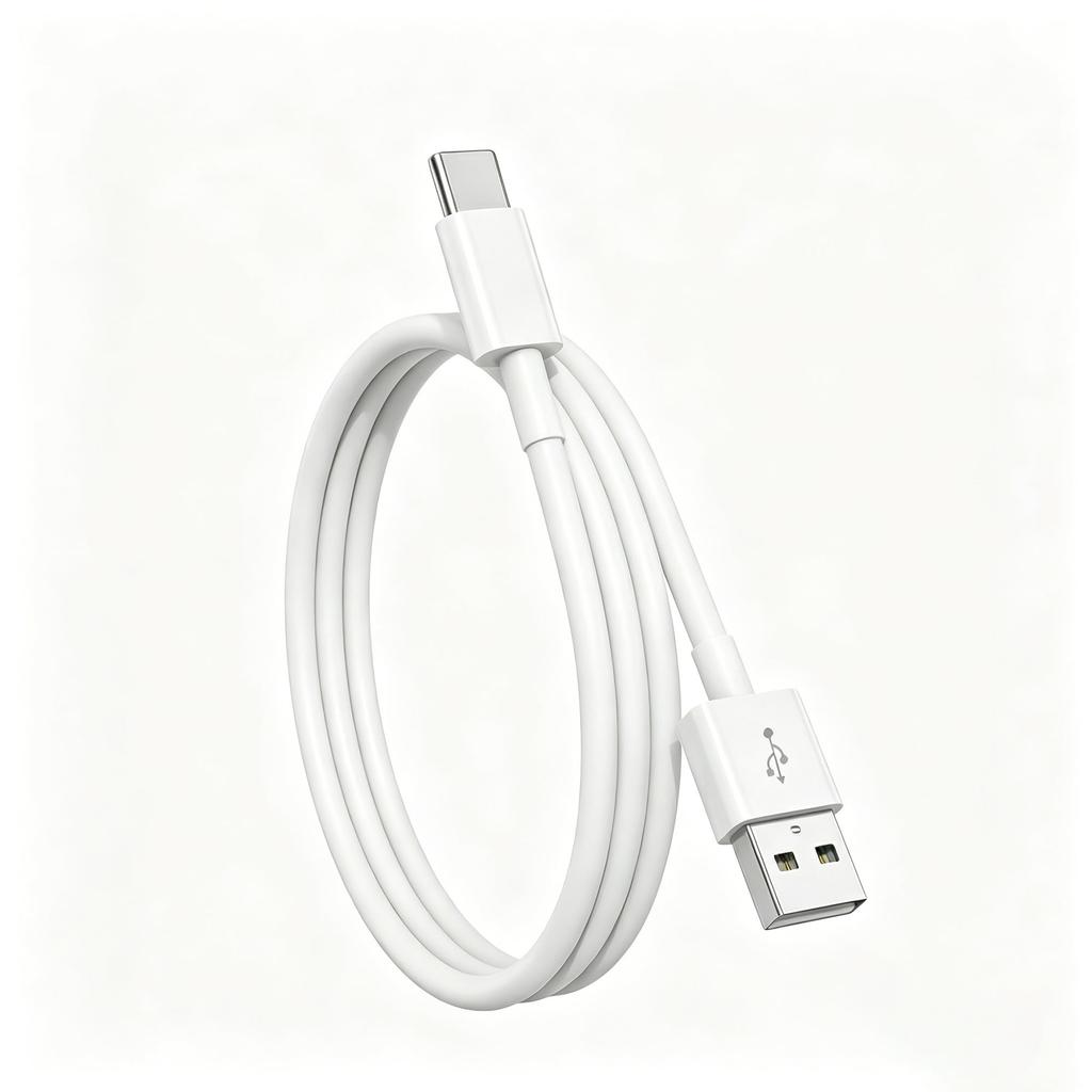 USB 1 to 3A Fast USB Compatible Type-C Cable, 1.5m, Pack, USB-A USB-C, Charging, 2.0