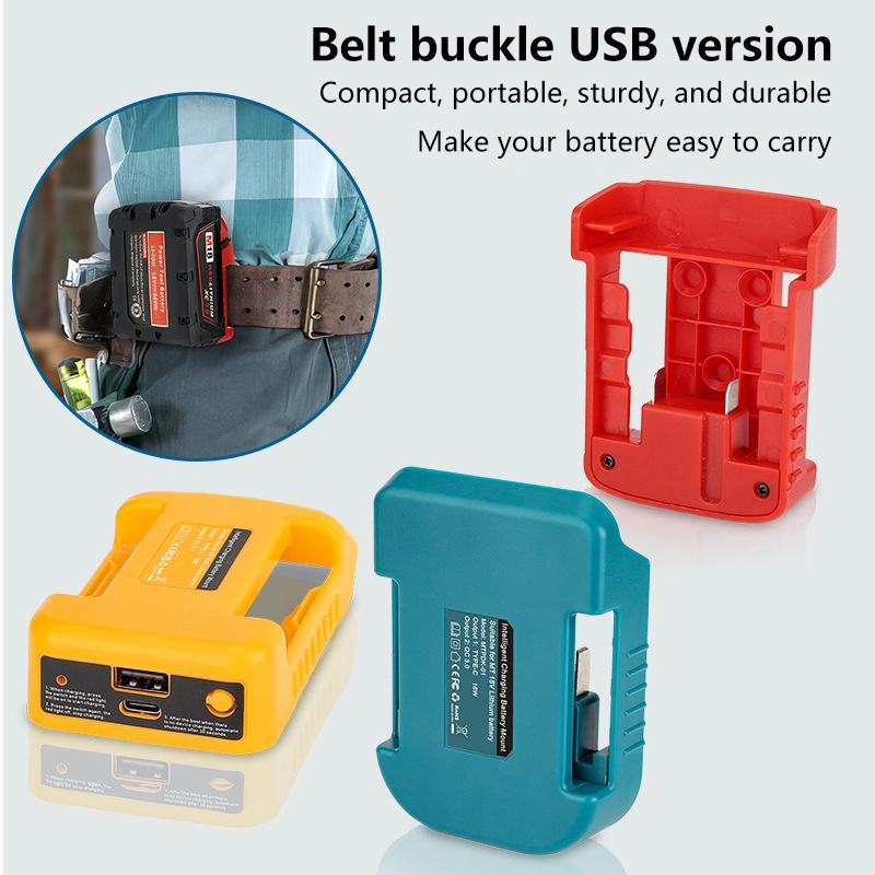 1 шт DIY аксессуары для Makita 18 В с USB с держателем аккумулятора Type-C BL1840 BL1850 BL1860 зарядное устройство адаптер быстрой зарядки