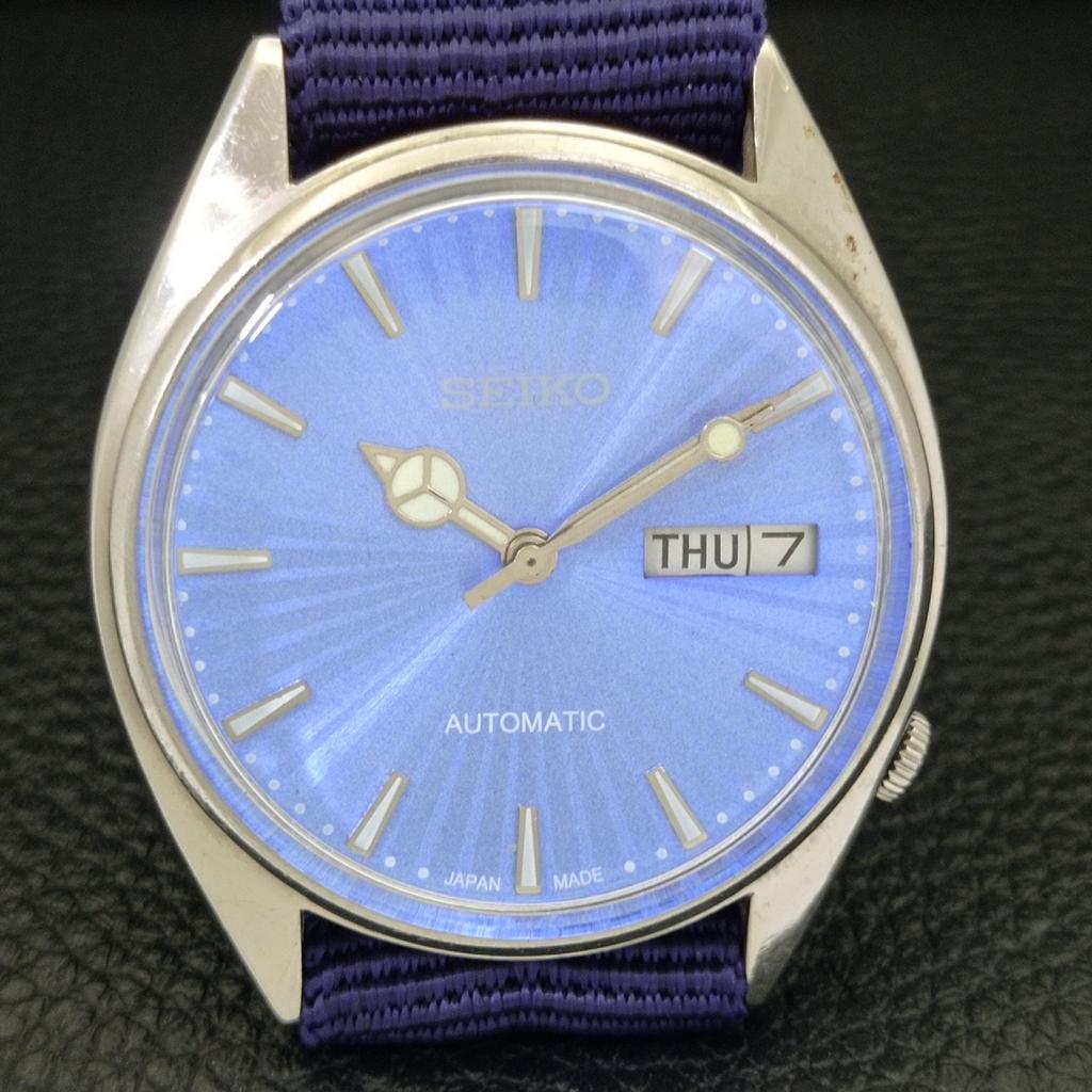 АВТОМАТИЧЕСКИЕ 6319A ВИНТАЖНЫЕ SEIKO ЯПОНИЯ МУЖСКИЕ ЧАСЫ С ЦИФЕРБЛАТОМ НЕБЕСНО-ГОЛУБОГО ЦВЕТА a701440-5