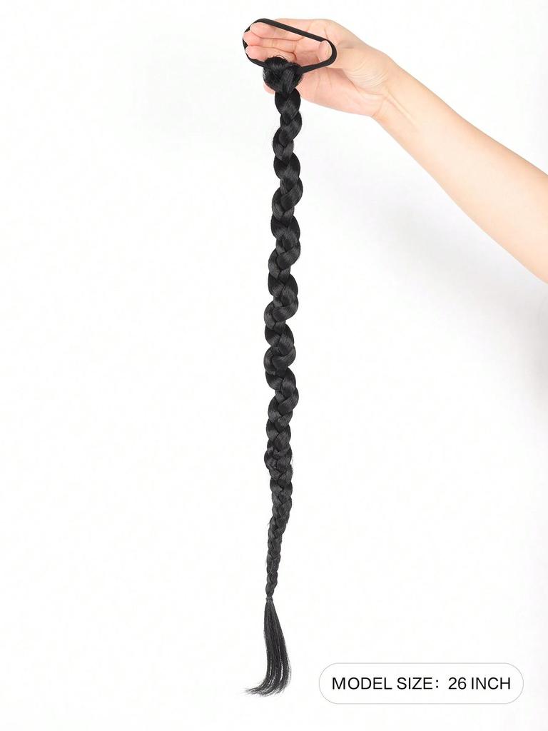 Synthetic Hair Extensions 1PCS 26inch Wig Twist Braid Braid Hip Hop Ponytail Girl for Women Daily Party Use