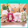Pvc Cute Face Meng Wu Jia Zu Plush Doll Pendant Animal Shaped Rabbit Frog Design