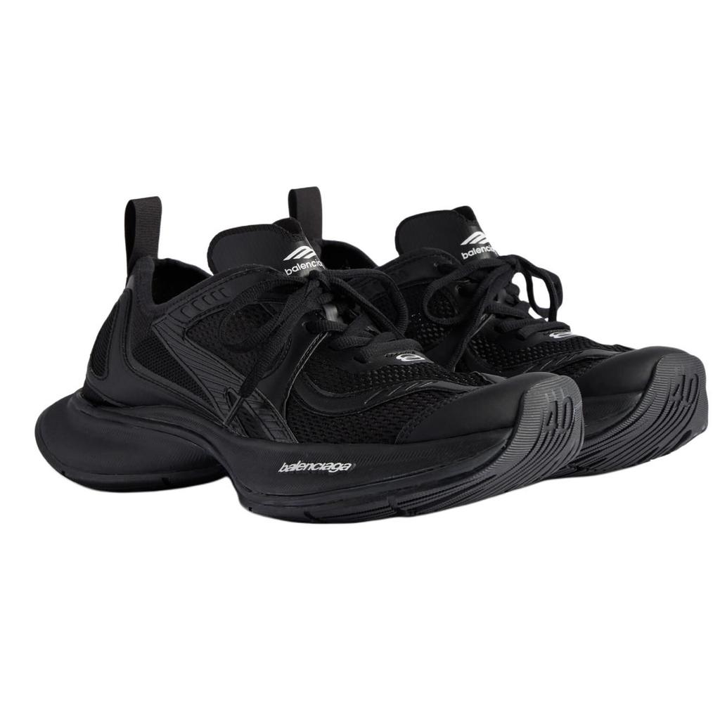 Balenciaga Кроссовки Circuit Низкие Массивные Беговая Обувь Женские Черные 793944WFLGY1000