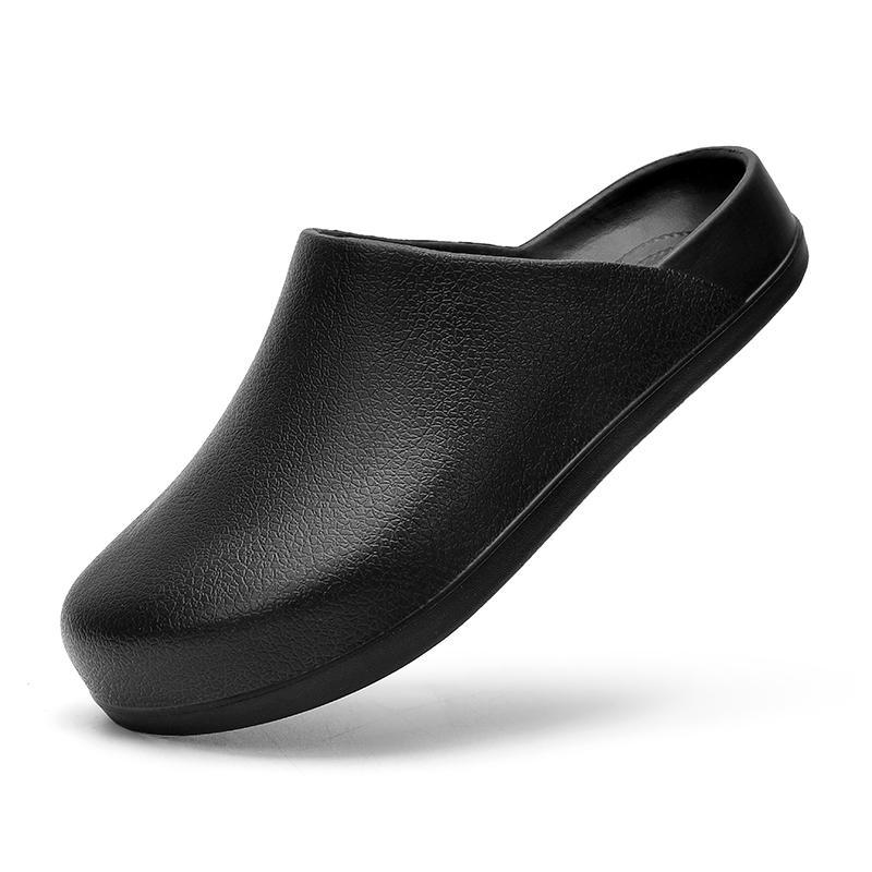 Модные шлепанцы на толстой подошве, мужская обувь для повара, нескользящие, для ванной, домашние шлепанцы, мягкая подошва, эва, комнатные сандалии, летние, пляжные, уличные слайды