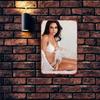 Vintage Sexy Lady Metal Wall Art Handmade Iron Plaque Bedroom Bar Garage Garden Outdoor Decor
