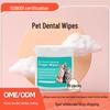 Pet Dental and Ear Cleaning Wipes: Cat & Dog Gloves for Ears and Mouth with Finger Cots