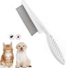 Гребень для собак из нержавеющей стали, щетка для отпугивания насекомых, расчески для ухода за домашними животными, портативный инструмент для удаления шерсти, принадлежности для кошек и собак
