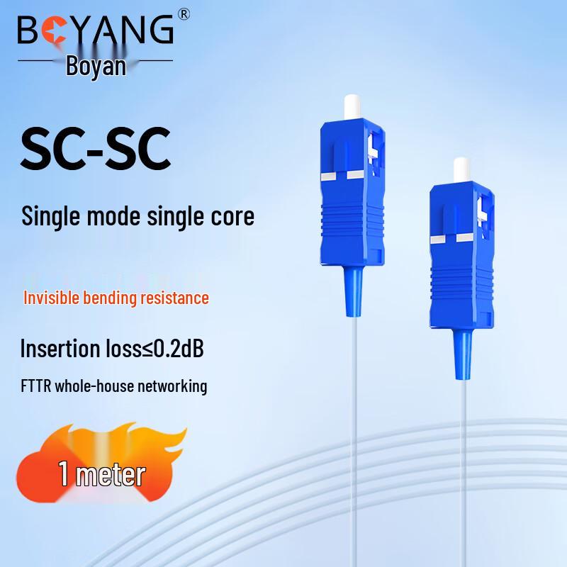 BOYANG Invisible FTTR Fiber Optic Cables & Corner Protectors