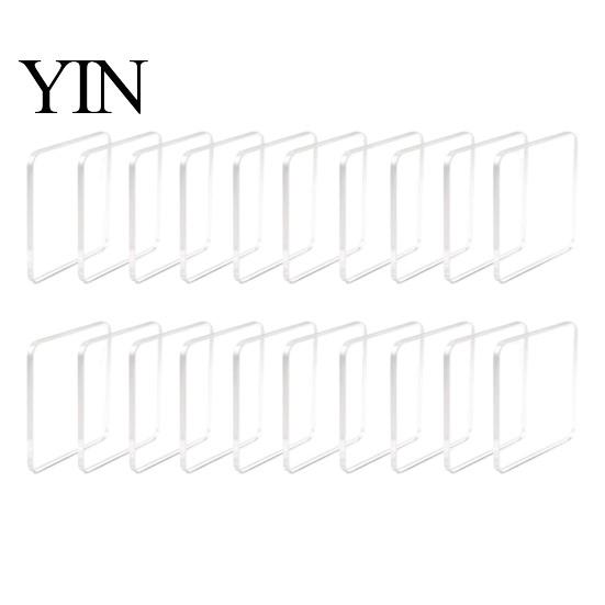 Picture Magnet Making Kit 10/20/50Pcs DIY Fridge Kit, Clear Acrylic Magnetic Photo Frame with Adhesive Backing, Custom Set for Crafts Frames