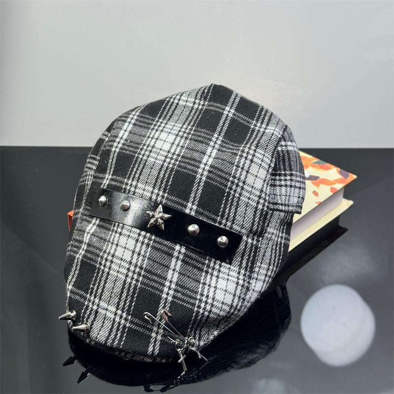 Корейская мода украшения берет уличная тенденция персонализированная мужская и женская короткая шляпа-солнцезащита вперед шляпа