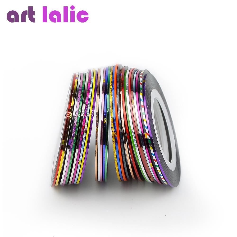Комплект фольгированной ленты для дизайна ногтей, 32 цвета