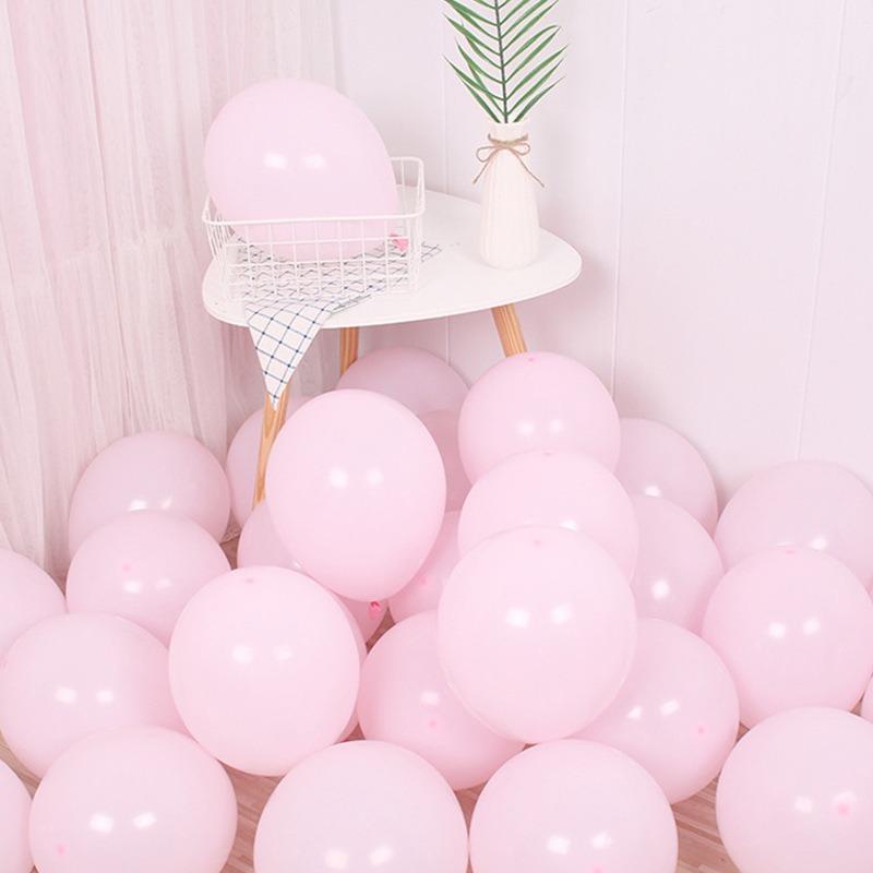Macaron Balloons, 5-inch and 10-inch Round Thickened Latex Balloons, Wedding Party Supplies, Birthday and Wedding Decorations