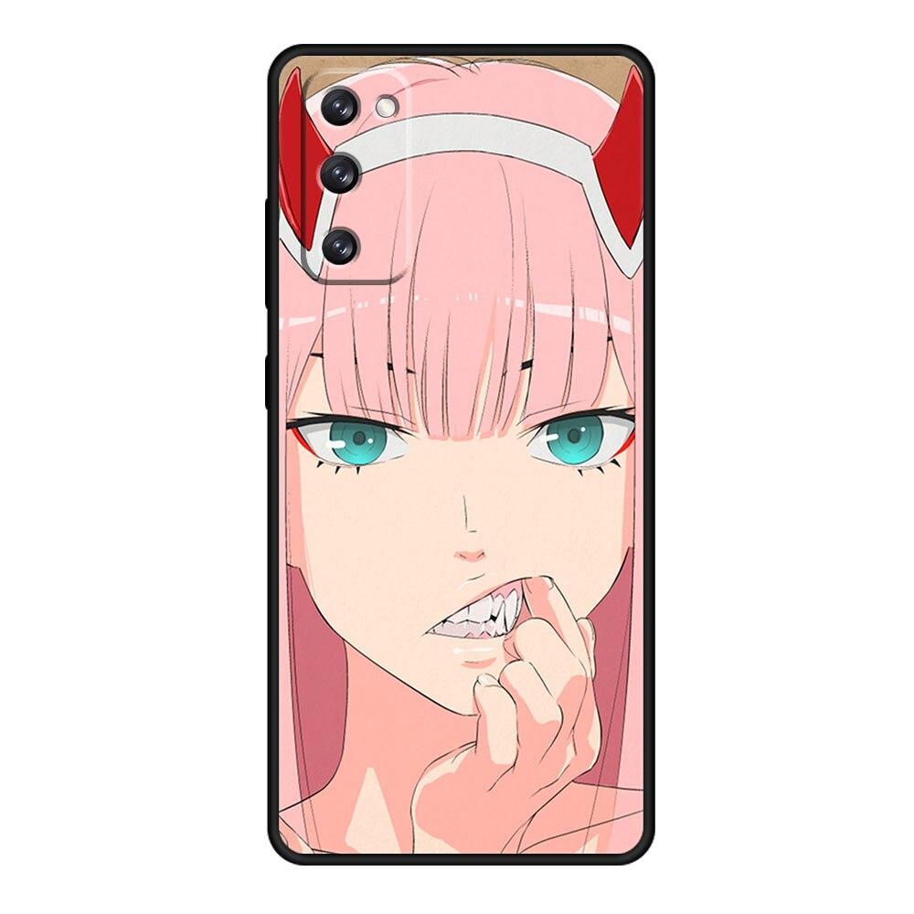 Чехол для телефона Samsung S21 Plus S9 S10 S20 FE 2022 S7 S10e S22 Ultra 5G S8 противоударный Zero Two Darling in the FranXX Anime
