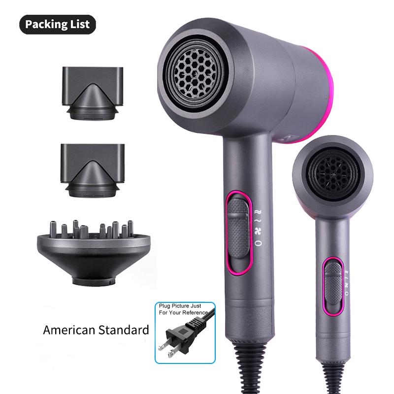 Фен для волос, бытовой фен, отрицательные ионы, высокая мощность, постоянная температура, фен