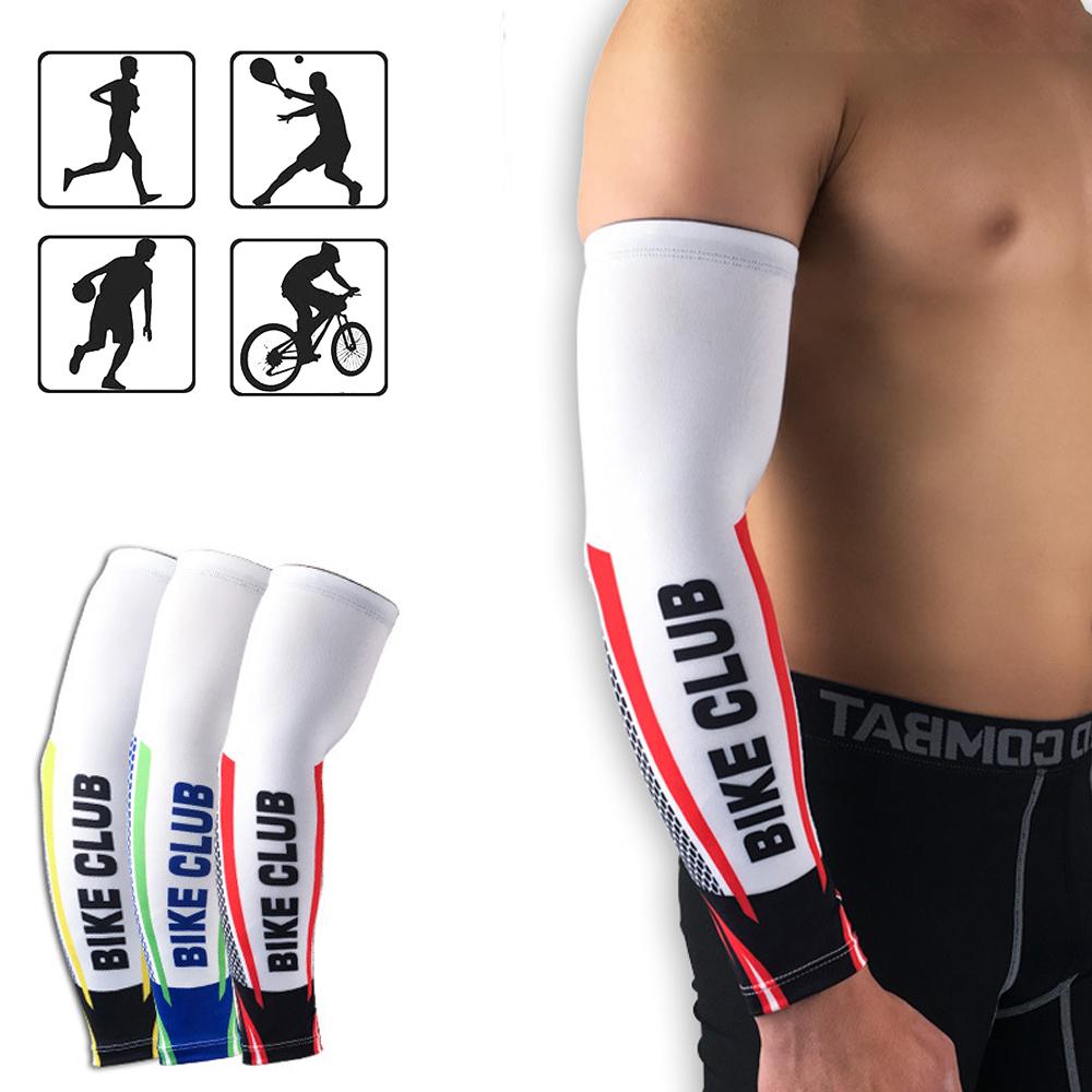 1Pair UV Sun Protection Arm Sleeves Women Men Cooling Compression Arm Cover Bicycle Arm Shield Outdoor Use Ice Silk Sleeves