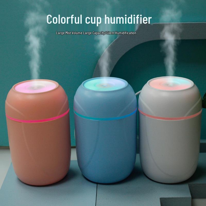 Portable Mini Pet-Themed Humidifier & Aroma Diffuser - Large Mist for Home and Desktop Use