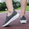 Brown Summer Mesh Men Walking Shoes Lightweight Sneakers Breathable Slip On Casual Sports Comfortable Flats Plus 48 Casual