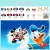 Handmade Cartoon Minnie Mickey Ear Headband Sparkly Animal Rabbit Hairpiece For Adults And Kids
