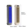 USB Rechargeable Hole-Free Mount Fan Portable Air Cooler for 5V/2A 3000mAh Office Use