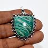 Amazonite Pendant Natural Gemstone 925 Sterling Silver Handmade Pendant Gift For Her