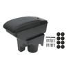Armrest Box PU Leather Center Console Storage Content Box Interior Organizer for Sagitar 2005‑2012