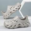Hole Shoes Water Ripple Men's EVA Sandals Summer Wear Casual Creek Non-slip Beach Cool Slippers Men