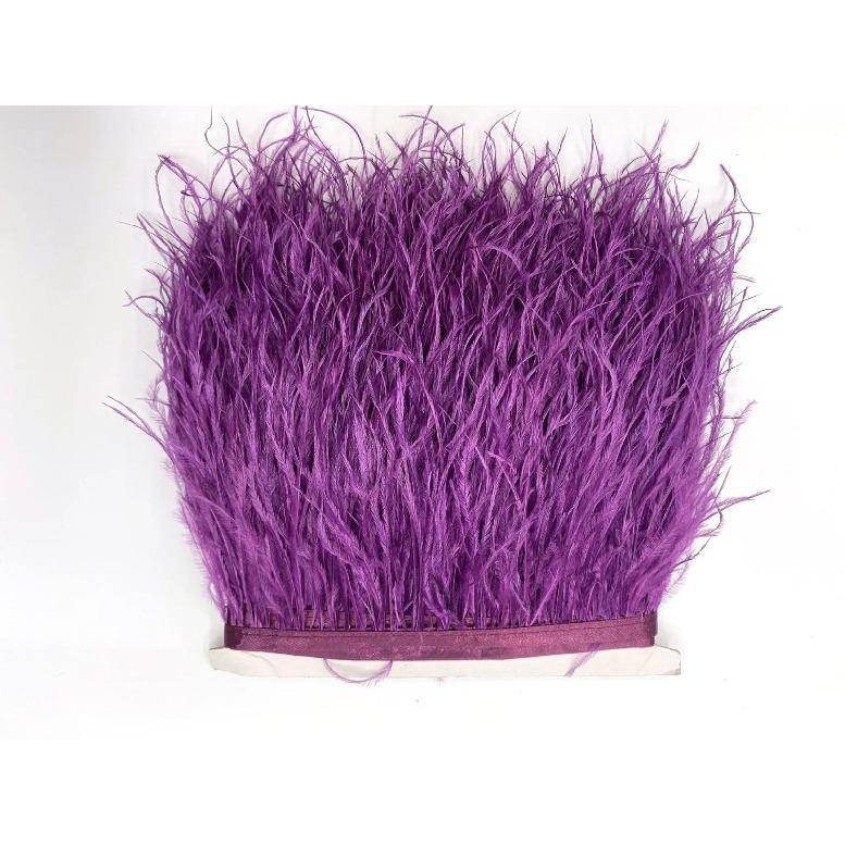 Feather5m Ostrich Hair Fringe Feather Trims Stage Costume Accessories Manufacturers