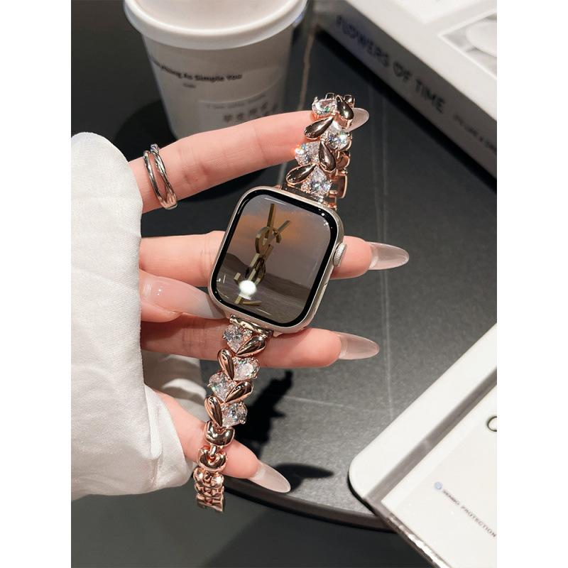 Любовь Опаловый ремешок для Applewatch Apple 9 Watch iwatch11 Металлический Премиум Сяосянфэн S10