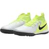 Nike Jr. Phantom Luna 2 Academy Comfortable Shock Absorbing Durable Mid-Top Kids Soccer Shoes Kids Soccer Shoes White Green FJ2610-003