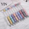 Luxury Faux Diamond Pen DIY Beadable Pen, Rhinestone Pearl Ballpoint Fancy Glitter Creative for Crafting, Student Stationery Office Writing