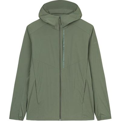 Anta Champion Series Woven Sun Protection Hooded Sports Long Sleeve Windbreaker Men topwear Monkey-Green 152430609-3