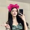 Large Bowtie Headband Wide Wash Face Hairband Gifts Bowtie Hair Hoop  Ladies