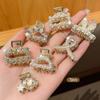 7 корейских сплавных заколок для волос со стразами, сверкающие аксессуары для волос, подходящие для повседневного использования
