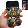 Etui Do Samsung Galaxy S23 - Boss Lew Z Koroną Na Tarczy Case + Folia