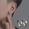 Ear Studs Roman Numerals Printed Piercing Geometric Personality Decorative Nickel Free Punk