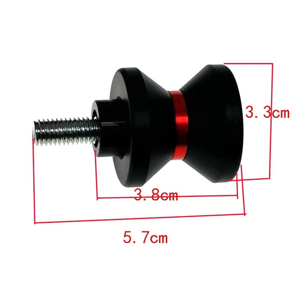 For Triumph DAYTONA 675 SPEED TRIPLE TIGER THRUXTON BONNEVILLE Motorcycle Accessories Swingarm Spool Slider Stand Screws